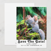 リス·ハグ·フラット·セーブ·ザ·デート·カード セーブザデート (正面/裏面)