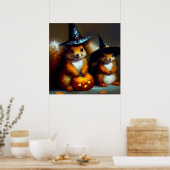 リス・ハロウィン ポスター (キッチン)