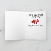 リス・バレンタイン・カード シーズンカード (内部)