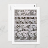 リス&バードオブアールヌーボースタイルミュシャ ポストカード (正面/裏面)