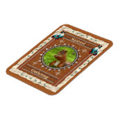 リス – ビニールフレキシマグネットのギャザリング マグネット (左側)