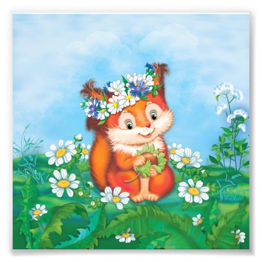 リス フォトプリント            (正面)