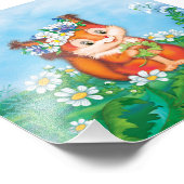 リス フォトプリント            (角)