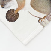 リス フリースブランケット (角)