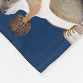 リス フリースブランケット (角)