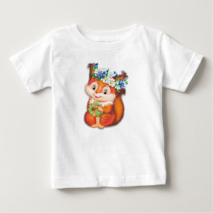 リス ベビーTシャツ