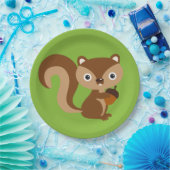 リス ペーパープレート (パーティー)