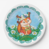 リス ペーパープレート (正面)
