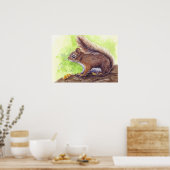 リス ポスター (キッチン)