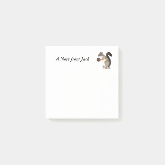 リス ポストイット (正面)