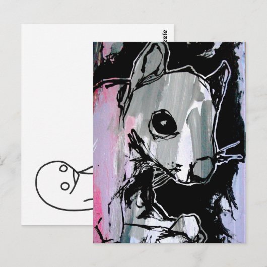 リス！！ ポストカード (正面/裏面)