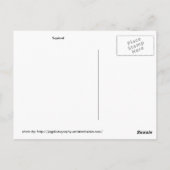 リス ポストカード (裏面)