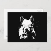 リス ポストカード (正面/裏面)