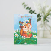 リス ポストカード (スタンド正面)