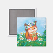 リス マグネット (正面/裏面)