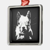 リス メタルオーナメント (左)