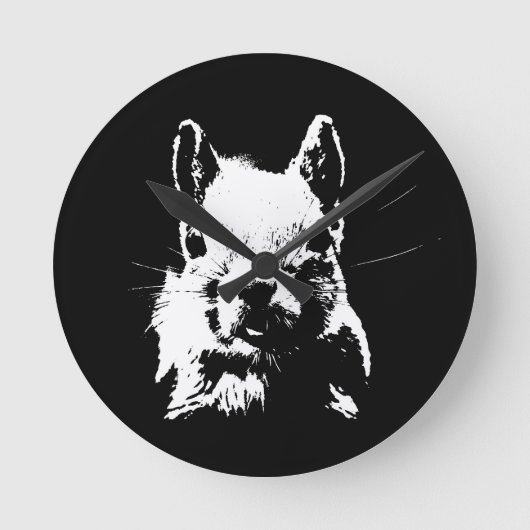 リス ラウンド壁時計 (正面)