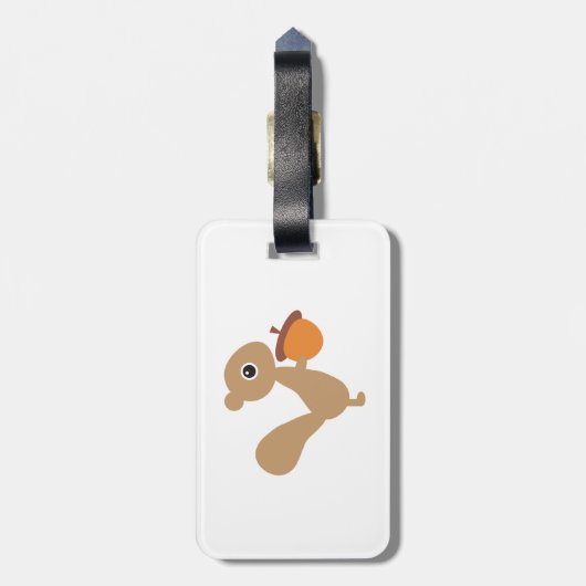 リス ラゲッジタグ (裏面縦)