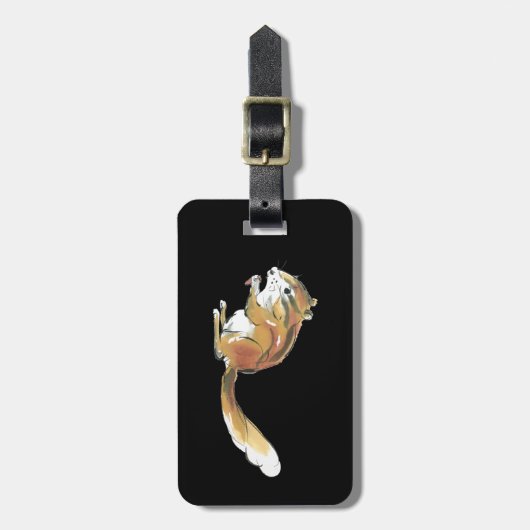 リス ラゲッジタグ (正面縦)