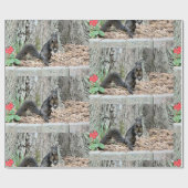 リス ラッピングペーパー (フラット)