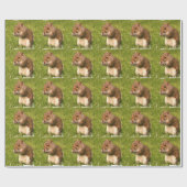 リス ラッピングペーパー (フラット)