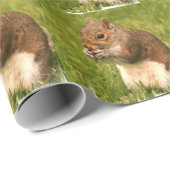 リス ラッピングペーパー (ロールコーナー)