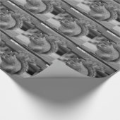 リス ラッピングペーパー (角)