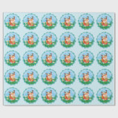 リス ラッピングペーパー (フラット)