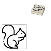 リス ラバースタンプ (押印)