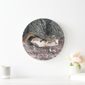 リス ラージ壁時計 (ホーム)