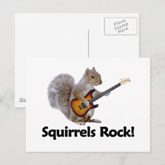 リス・ロック! ポストカード (正面/裏面)