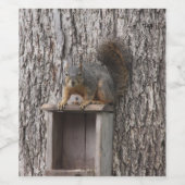 リス ワインラベル (シングルラベル)