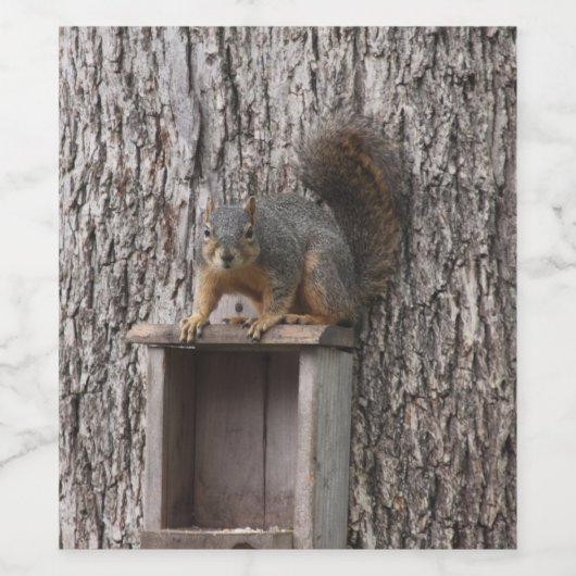 リス ワインラベル (シングルラベル)