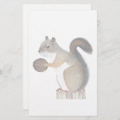 リス 便箋 (正面/裏面)