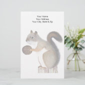 リス 便箋 (スタンド正面)