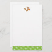 リス! 便箋 (正面/裏面)