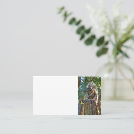 リス 名刺 (スタンド正面)