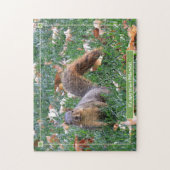 リス「小さな木の実でいい」パズル ジグソーパズル (縦)