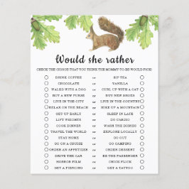 リス/彼女はむしろ赤ちゃんシャワーゲーム