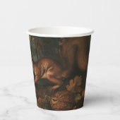 リス – 紙カップサイズ236ml紙カップ 紙コップ (裏面)