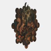 リス – 紙カード装飾文房具 オーナメントカード (右)