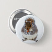 リス 缶バッジ (正面&裏面)