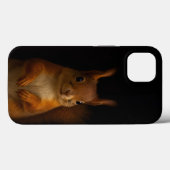リス 赤い リス ブラック4ラグジュアリーiPhone 13ケース Case-Mate iPhoneケース (裏面 (横))