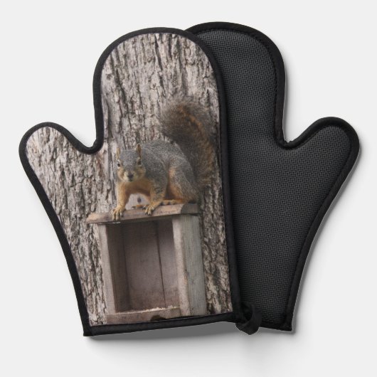 リス 鍋つかみ (正面/裏面)