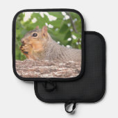 リス 鍋敷き (正面/裏面)