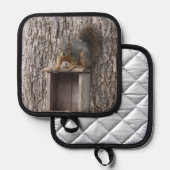 リス 鍋敷き (正面/裏面)