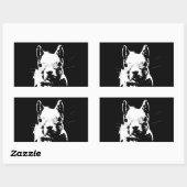 リス 長方形シール (シート)