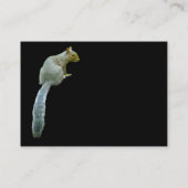 リス – 黒 名刺 (裏面)