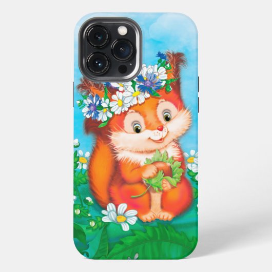 リス iPhoneケース (裏面)