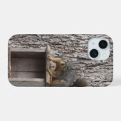 リス iPhone 15ケース (裏面横)